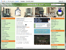 Tablet Screenshot of comune.piasco.cn.it
